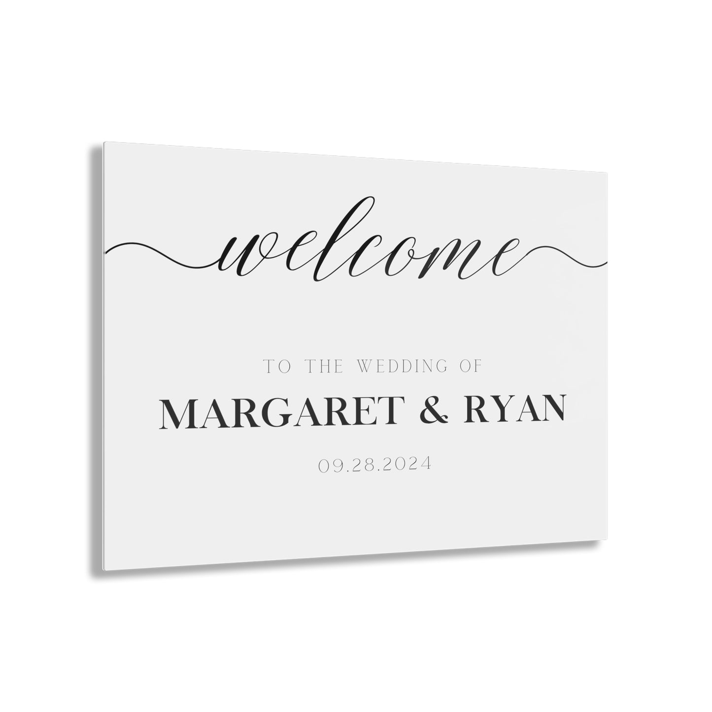 Wedding Welcome Sign | Acrylic Prints