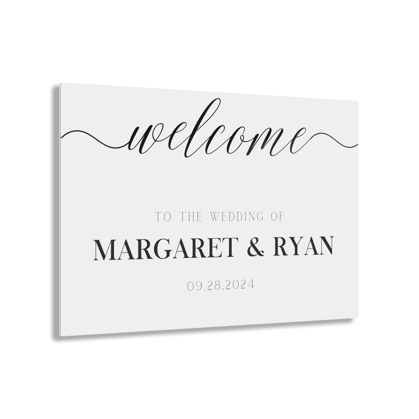 Wedding Welcome Sign | Acrylic Prints