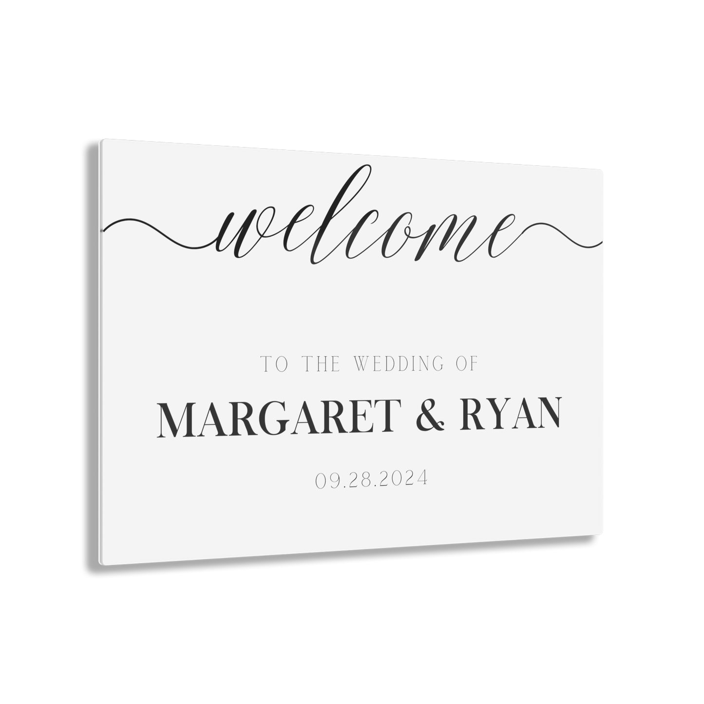 Wedding Welcome Sign | Acrylic Prints