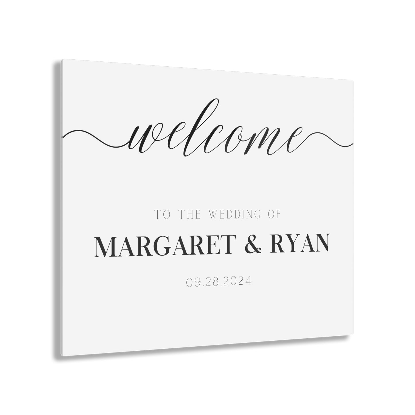 Wedding Welcome Sign | Acrylic Prints