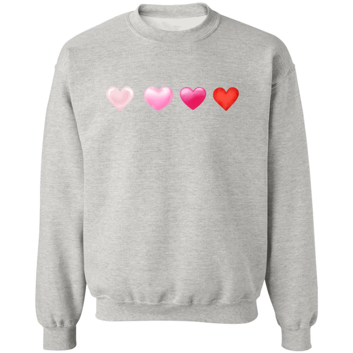 Valentine's Love/Heart Sweatshirt | Pullover Crewneck Sweatshirt