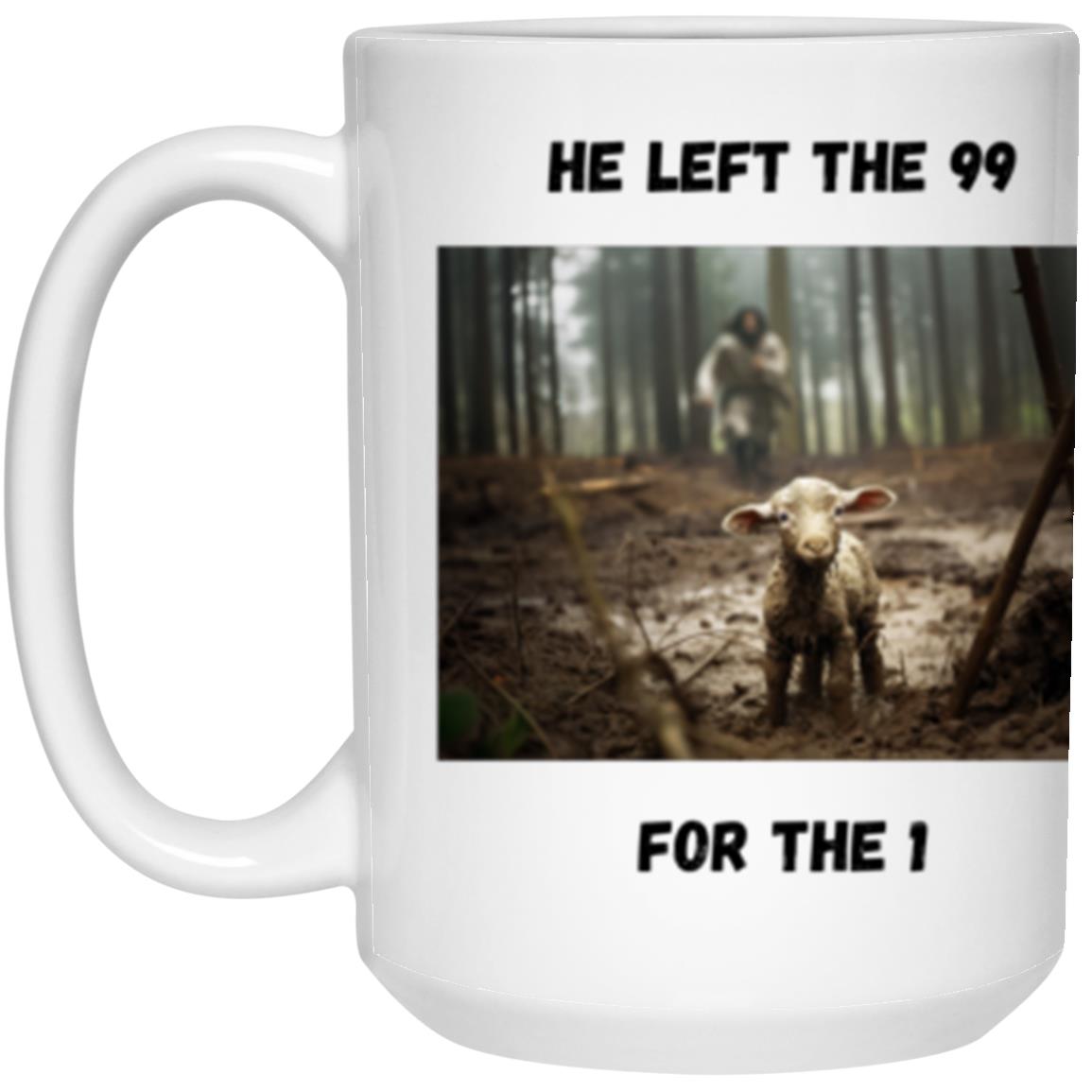 Jesus & the Lamb | 15 oz Ceramic Coffee Mug