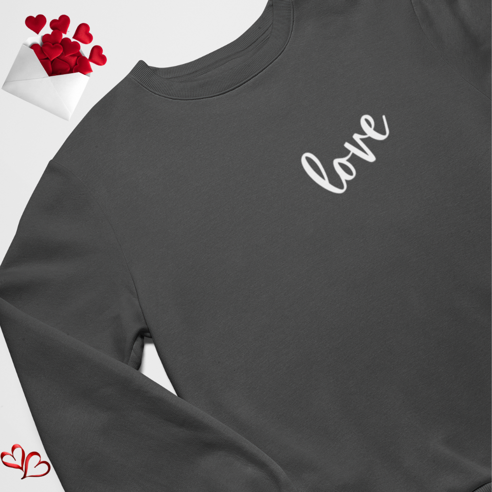 Valentine's Love/Heart Sweatshirt | Pullover Crewneck Sweatshirt