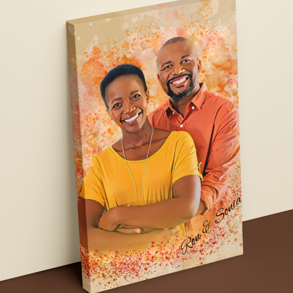 Custom Portrait Painting From Photo | Portrait Canvas Art