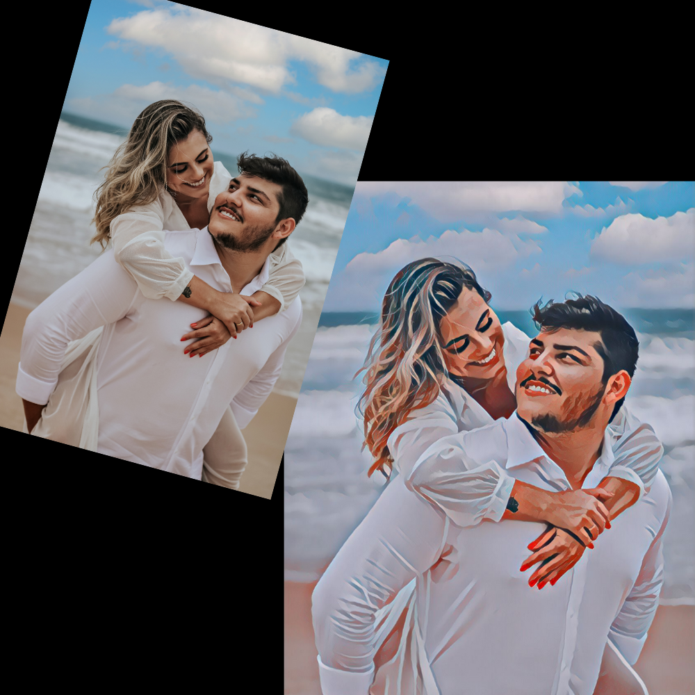 Custom Portrait Painting From Photo | Portrait Canvas Art