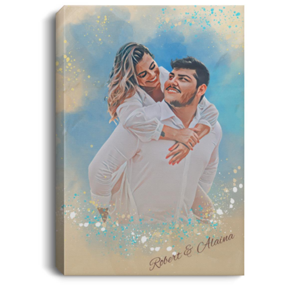 Custom Portrait Painting From Photo | Portrait Canvas Art