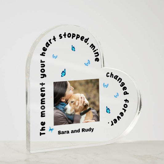 Fur Baby Memorial | Acrylic Heart Plaque