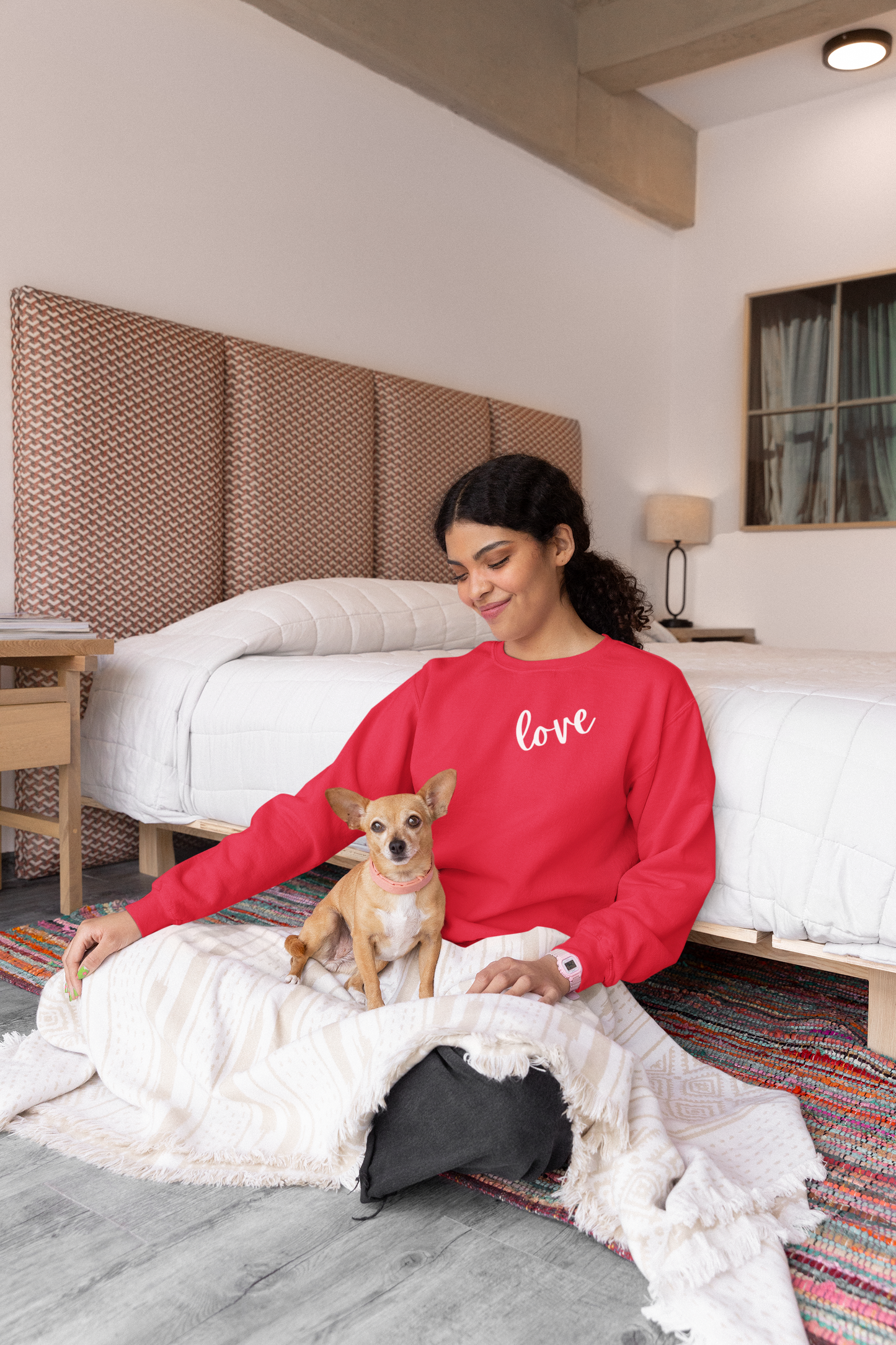 Valentine's Love/Heart Sweatshirt | Pullover Crewneck Sweatshirt