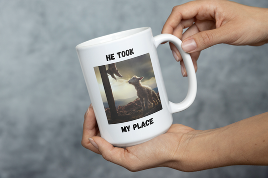 Jesus & the Lamb | 15 oz Ceramic Coffee Mug