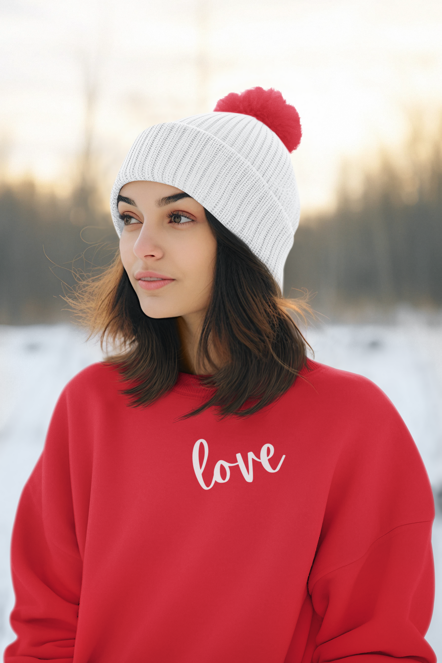 Valentine's Love/Heart Sweatshirt | Pullover Crewneck Sweatshirt